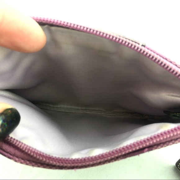 Coach purple signature canvas wristlet - Picture 4 of 6